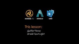 GafferThree and Arnold Spotlight in Katana