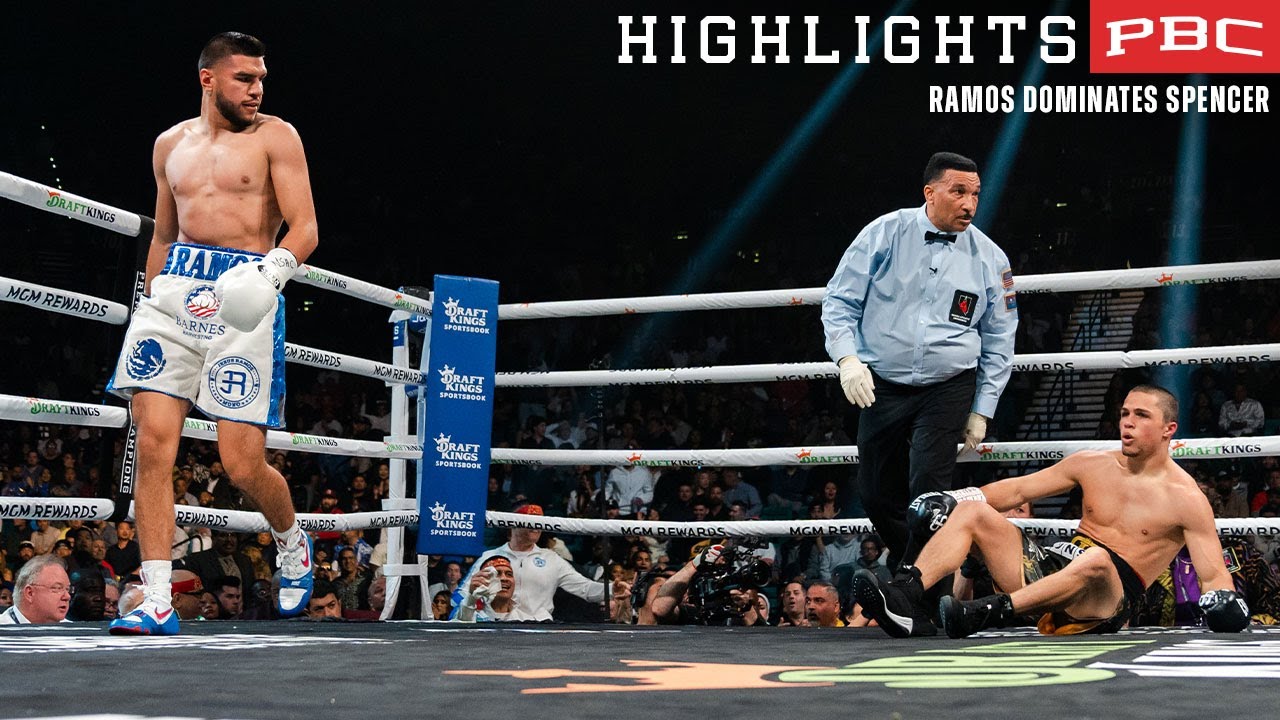 Хесус Рамос-младший продемонстрировал фанатам все свои навыки в бою с Джоуи Спенсером-младшим | О...
