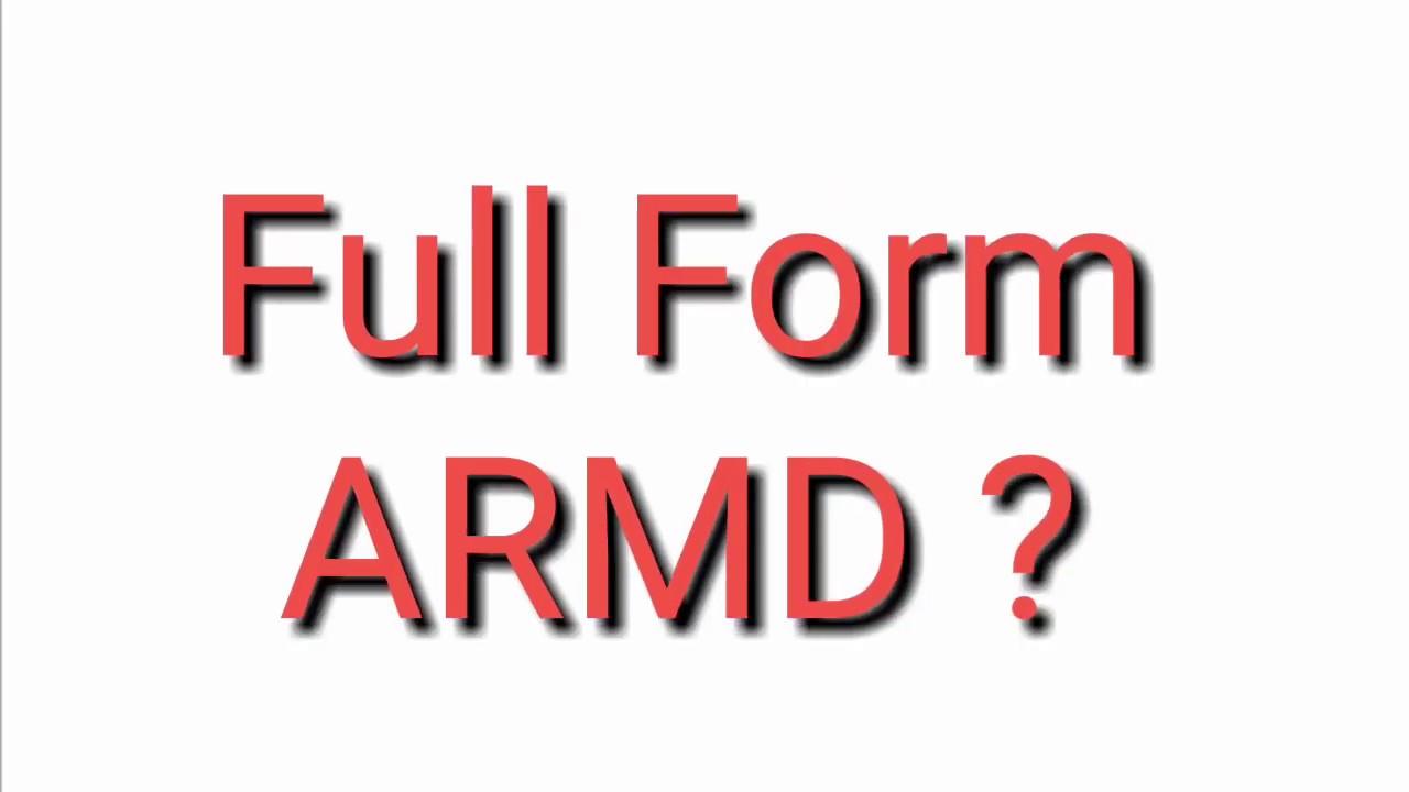 full-form-of-armd-youtube