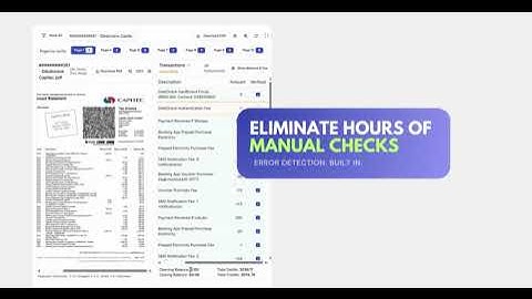 AI Powered Processing of SA Bank Satements to CSV