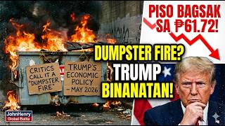 Dumpster Fire Trump binanatan