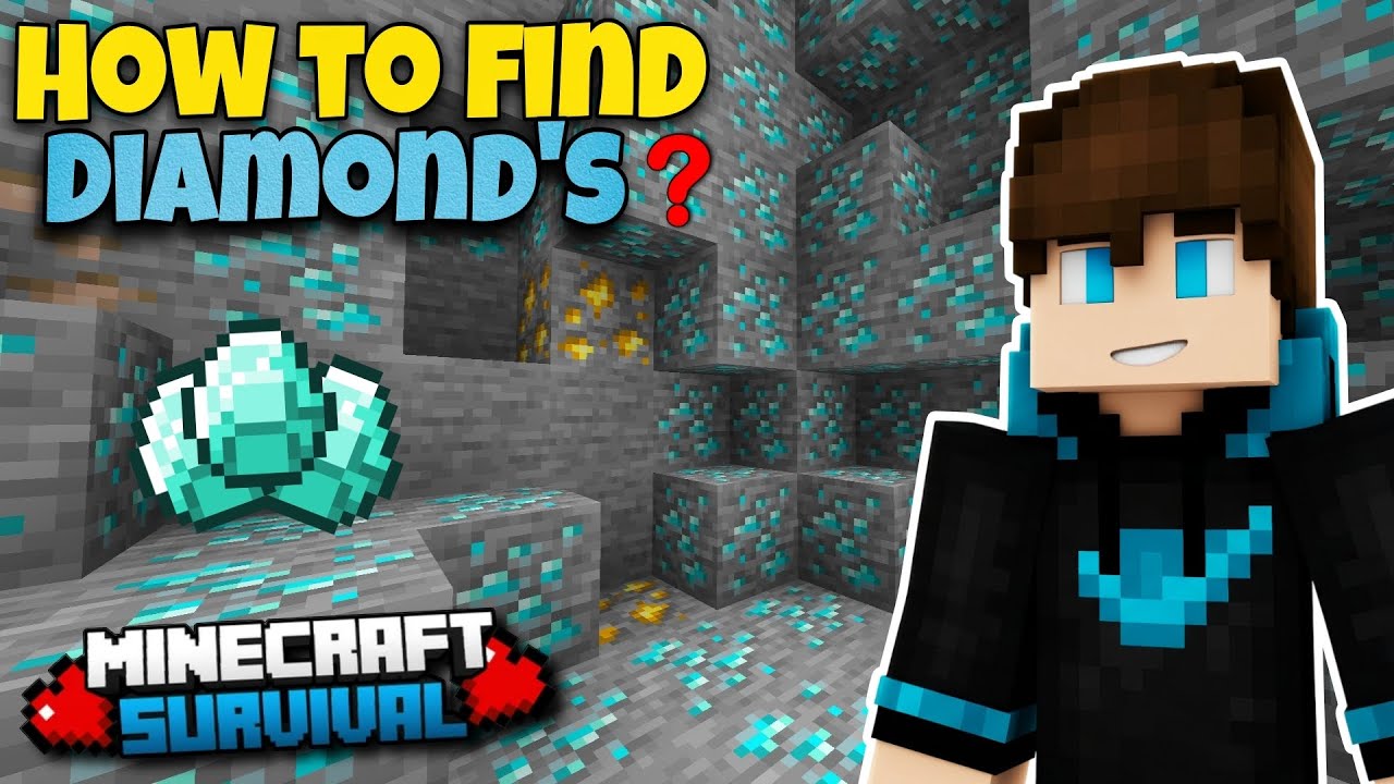 How To Find DIAMONDS In Minecraft Pocket Edition | Minecrfat Hindi ...