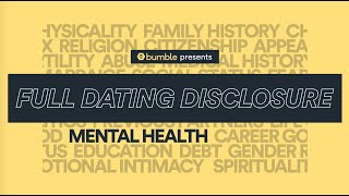 How to talk mental health with someone new | Full Dating Disclosure with Mona Chalabi