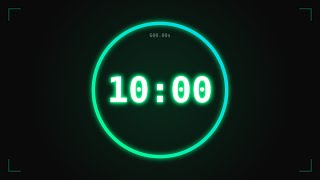 10 Minute Countdown Timer – SILENT – 4K - 60FPS