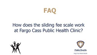 How does the sliding fee scale work?