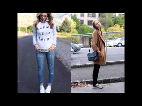 Outfits con converse y jeans - YouTube