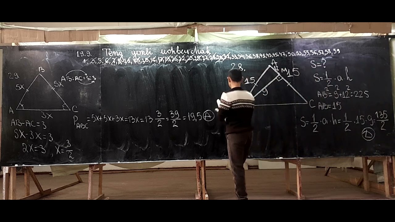 Geometriya-9.Teng yonli uchburchak.4-qism
