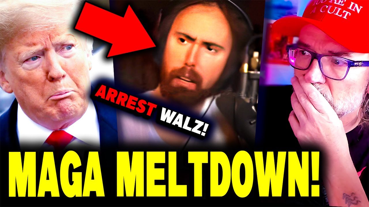 Asmongold & Maga MELTDOWN Over Tim Walz "ARREST"