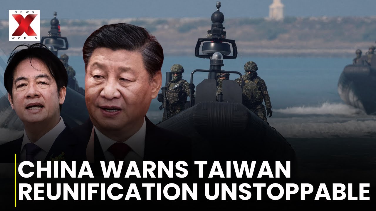 Xi Jinping Declares China-Taiwan Reunification Unstoppable After War Drills | China Taiwan Tensions