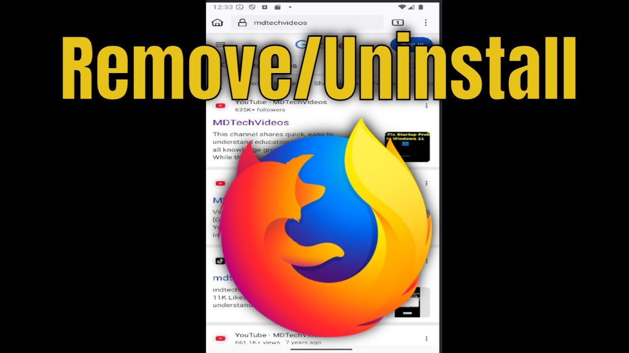 How To Remove/Uninstall Firefox Addons [Android] - YouTube
