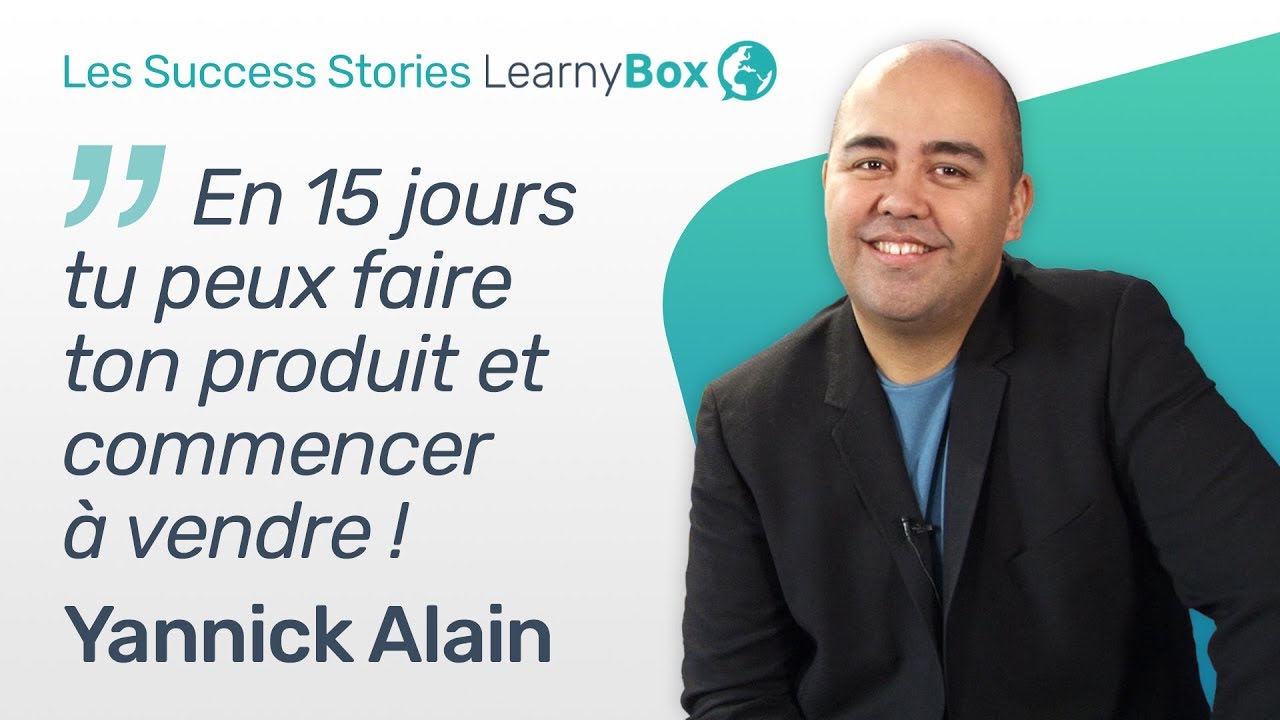 Yannick Alain En 15 jours tu peux faire ton produit et commencer à vendre !
