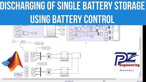 Discharge of the Battery pack using  Battery controller in MATLAB/Simulink