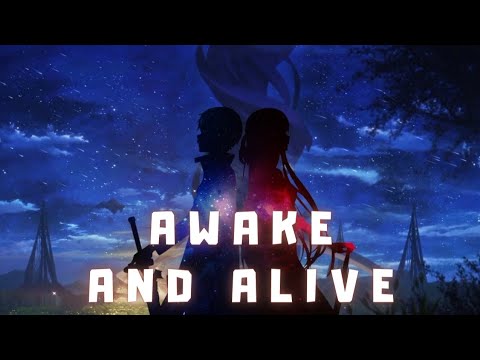 Nightcore - Awake And Alive - (Lyrics) - YouTube