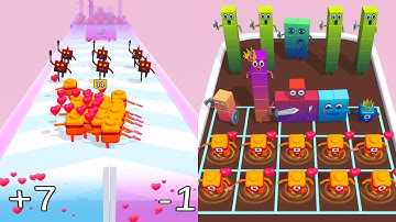 MERGE NUMBER CUBE: 3D RUN UPDATED Battle GamePlay - iOS, Android Part 1