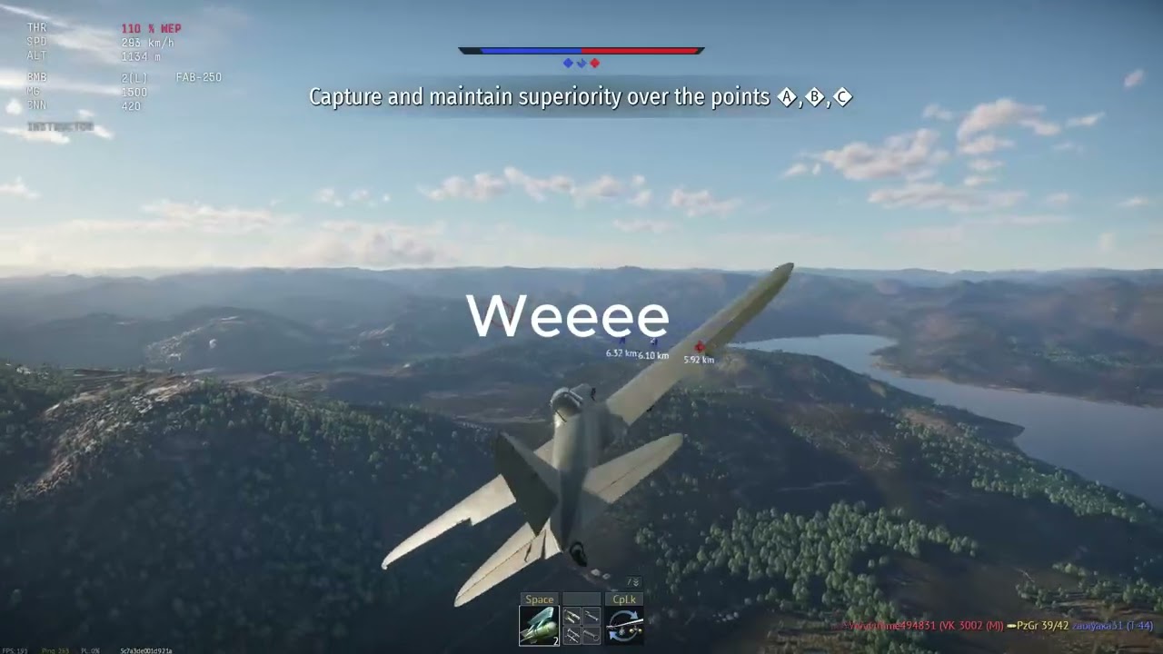 Just playing War Thunder