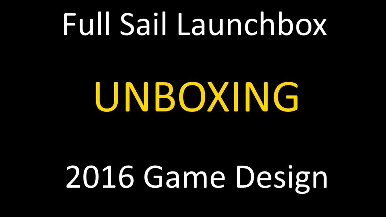 Full Sail Computer Animation Launchbox Full Sail Launchbox Unboxing (Game Design) 2016 - YouTube
