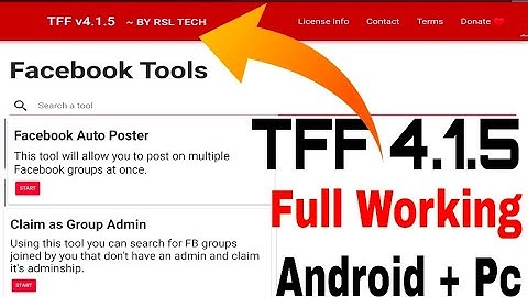 How To Install Facebook Toolkit For Android | Use Toolkit For Facebook In Android TFF 4.1.5