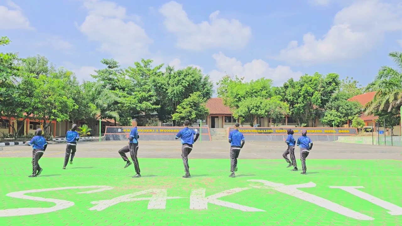 Lomba Senam Anak Indonesia Hebat 2025_SMA Negeri 1 Wonosegoro_Jawa Tengah