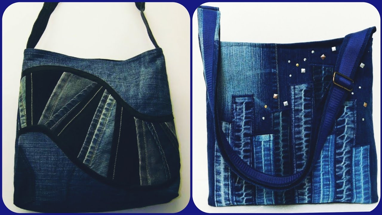 Jeans handbag new latest stylish casual collection - YouTube