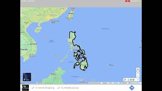Flagmap Speedart of The Philippines and surrounding countries (IbisPaint X)