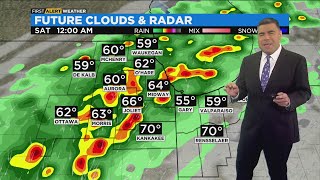 Chicago First Alert Weather: Storms and falling temperatures overnight