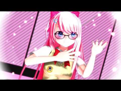 【MMD】おにぎり道場式オリキャラ『一華』で『PiNK CAT』【FullHD 60fps】