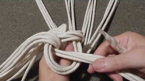 Macrame Plant Hanger Finishing Bottom Knot Step By Step Tutorial