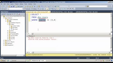 Part 8 - Databases - Introduction to SELECT Statement