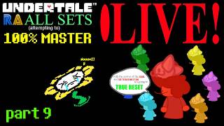 100%ing UNDERTALE ACHIEVEMENTS - PART 9 LIVE! (Retro Achievements mod set)