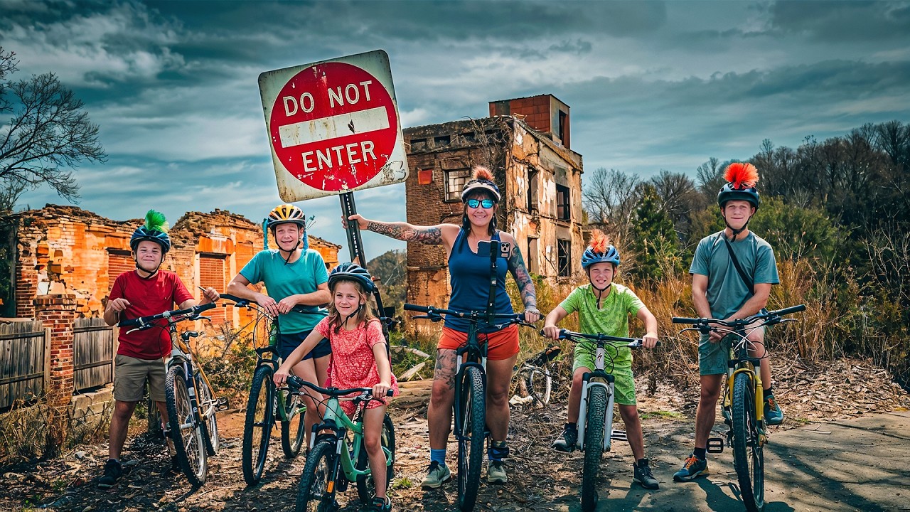 We Found an Abandoned Cotton Mill While Mountain Biking