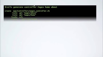 Module1 : Lesson5: Generating Pages Controller with pages, Home and About