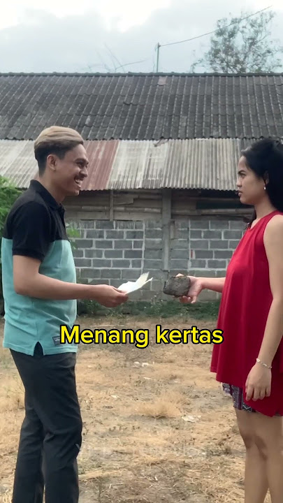 BATU GUNTING KERTAS! KOK ENDINGNYA MALAH GINI!? #trending #viral #suamiistri #lucu #ngakak