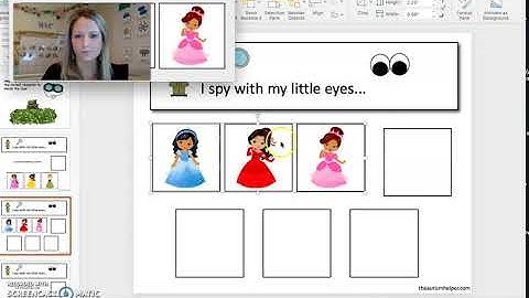 Princess I Spy Adapted Book for E Learning with www.theautismhelper.com