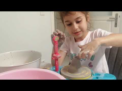 Junior pottery Playgo Mini Çömlek Atölyesi ile çocuk seramik yapımı | Eğlenceli Çocuk Videosu