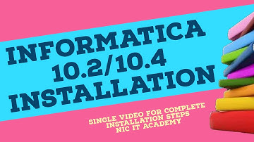 How to install Informatica PowerCenter 10.2 /10.4 on windows | Informatica 10.2 Installation Steps