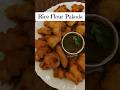 Rice Flour Pakoda 🥰 | #food #recipe #cooking #indiansnacks #viral  @VillageCookingChannel