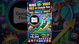 Make 90+ AI Videos Free on Google Flow (In 1 Minute!) | Google Se AI Video Kaise Banaye Tutorial