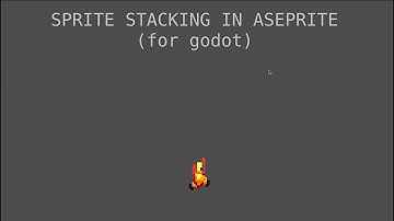 Sprite stacking in Aseprite (for godot)