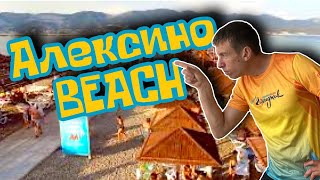 Пляж Алексино в Новороссийске Людей как грязи Погода 05 07 22