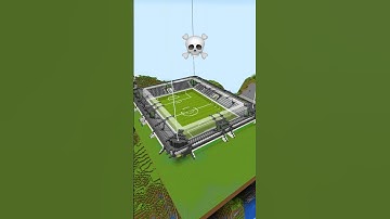 Minecraft Football Soccer Stadium Build Battle - Noob vs Pro vs Hacker vs God #shorts #minecraft