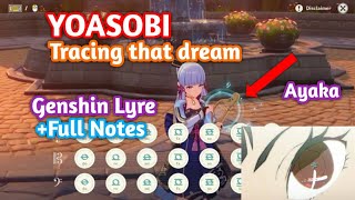 YOASOBI - Tracing That Dream | Genshin Impact Lyre