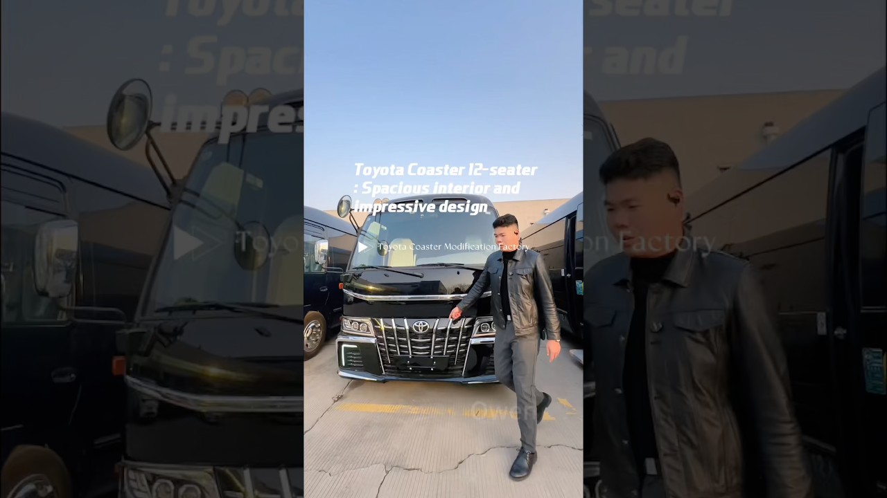 Toyota Coaster 12-seater: Spacious interior and impressive design 