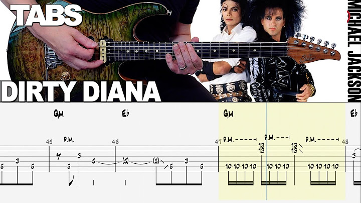 Dirty Diana Guitar version - Guitar performance video thumbnail