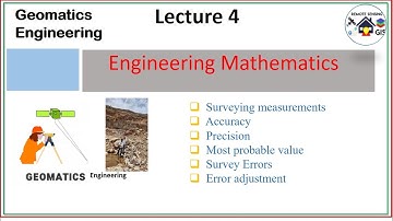 Measurements, Accuracy, Precision, Most probable value, Errors and their adjustments || GATE 2022