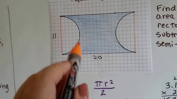 Grade 7 Math #9.3c, Area of odd composite figures (old version )