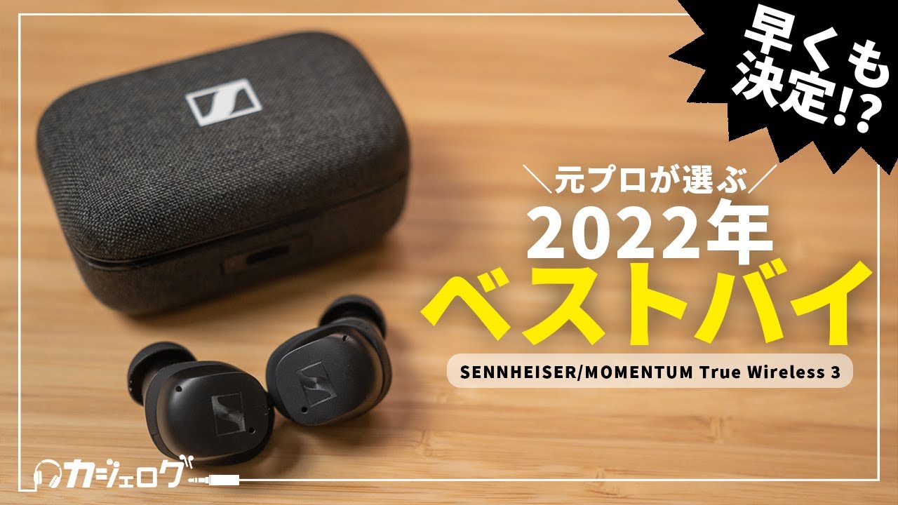 【最高傑作】ゼンハイザー MOMENTUM True Wireless 3をレビュー！究極音質のワイヤレスイヤホン - YouTube