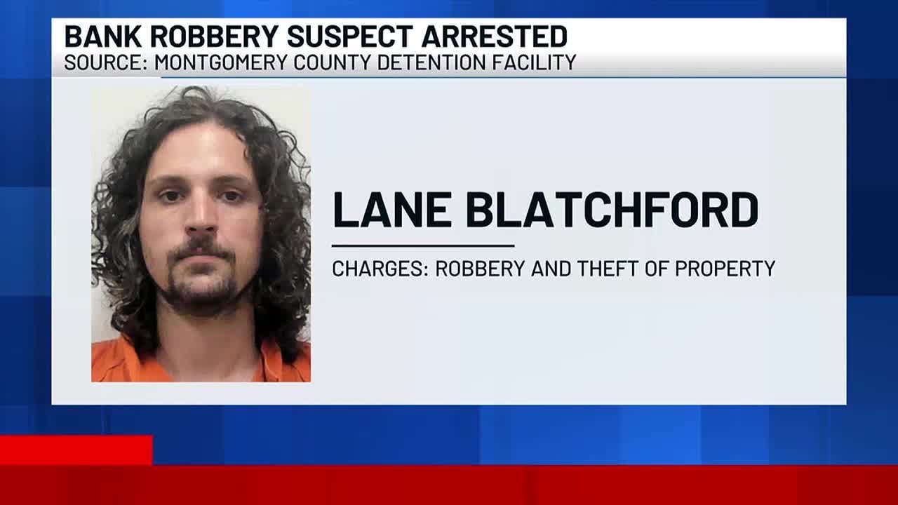 Suspect arrested in Montgomery bank robbery - YouTube