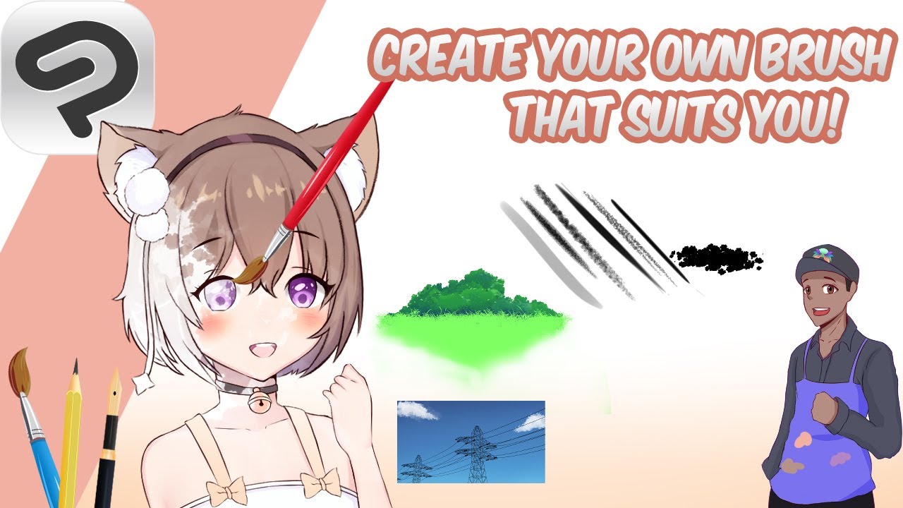 (Clip Studio Paint) How To Customize Your Very Own Digital Brush Using Only G Pen For Beginners