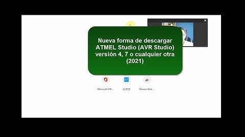 Nueva forma de descargar Atmel Studio 2021