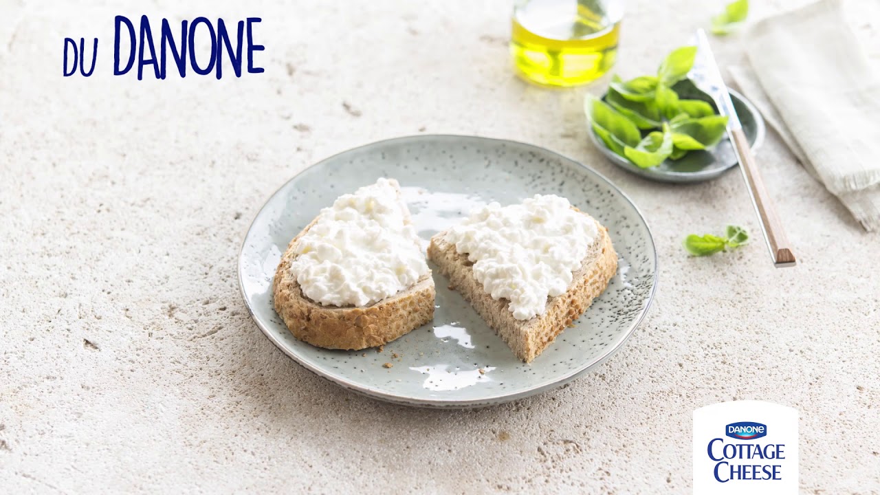 Danone Cottage Cheese Le Sandwich Sain Quotidien Prefere De